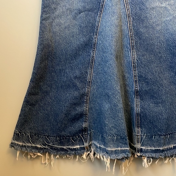 Zara long Jean skirt. EUC - Picture 3 of 9